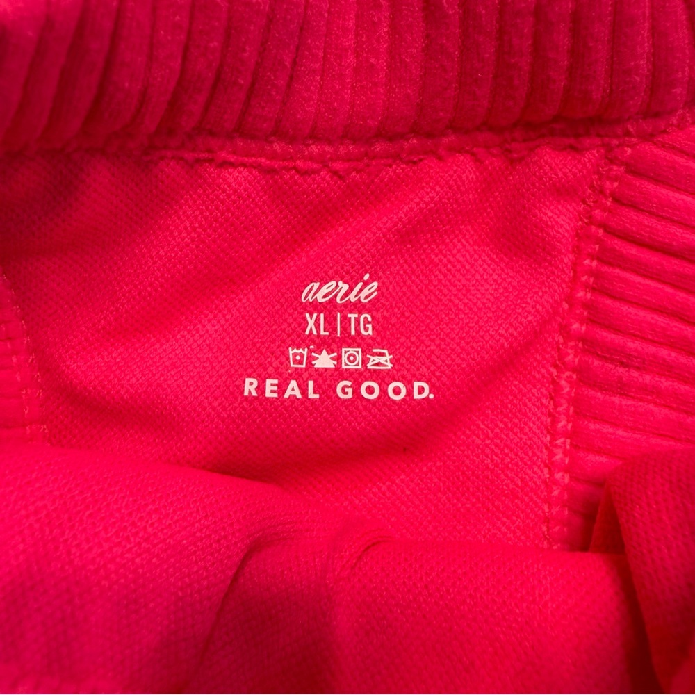 Aerie Seamless Longline Sports Bra Crop Tank Pink Womens XL - Picture 2 of 11